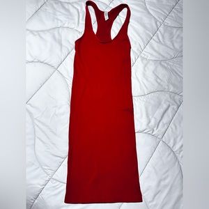 Guess Marciniano racer back fitted dress size small.